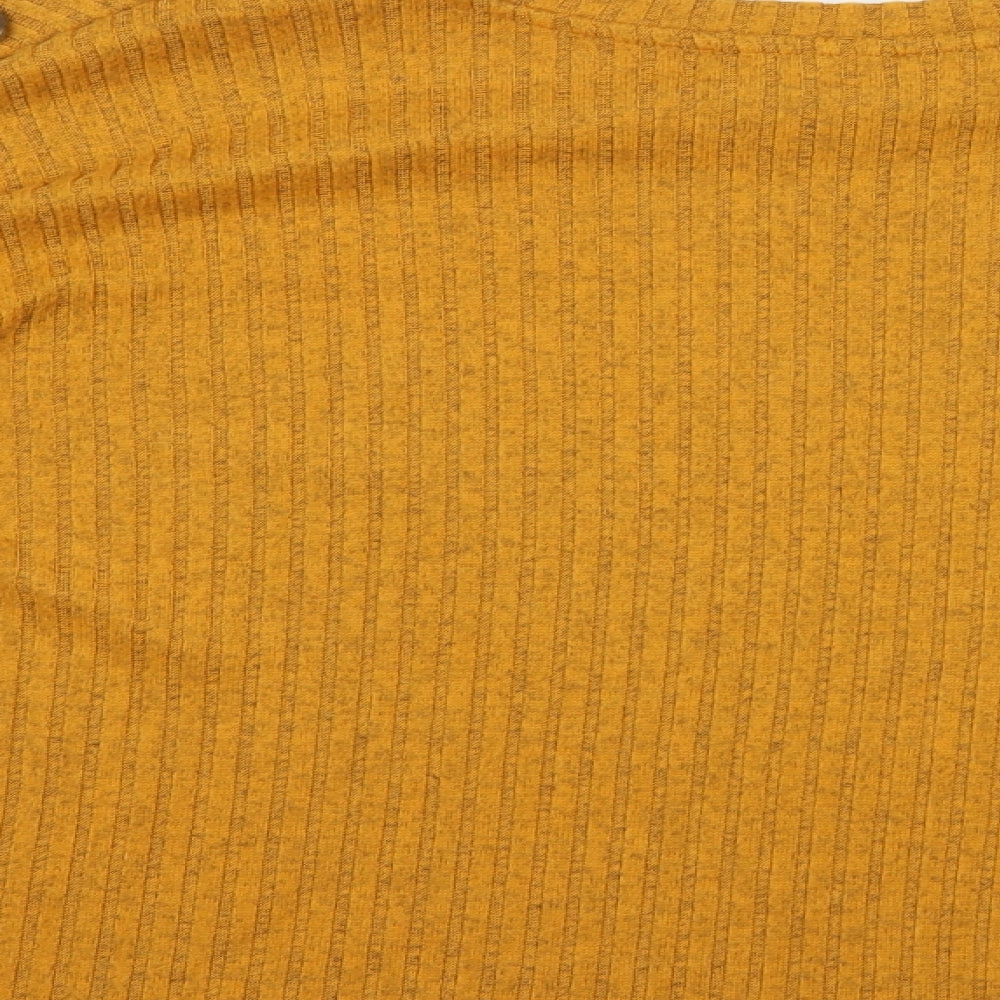 Primark Womens Gold   Pullover Jumper Size M