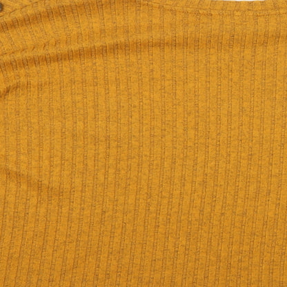 Primark Womens Gold   Pullover Jumper Size M