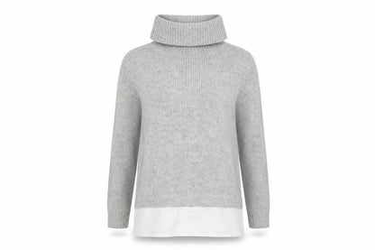 Peacocks Womens Grey   Tunic Jumper Size 8