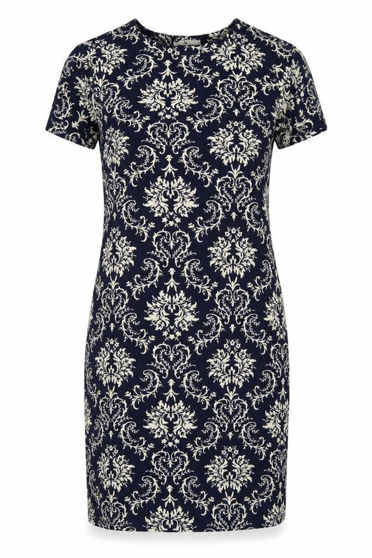 TU Womens Blue Floral  Pencil Dress  Size 10
