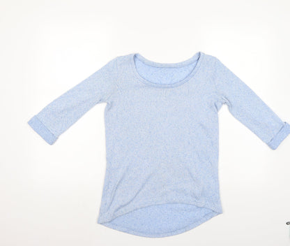 Womens UK Size 6 New Look Blue Basic Blouse
