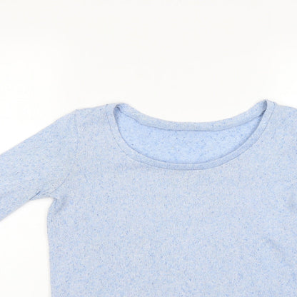 Womens UK Size 6 New Look Blue Basic Blouse
