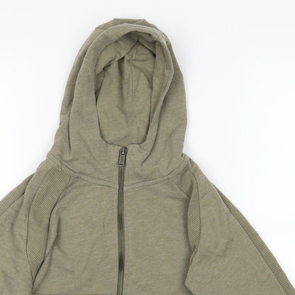 RESERVED Boys Green   Full Zip Hoodie Size M