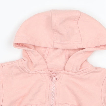 Primark Girls Pink   Full Zip Jumper Size 0-3 Months