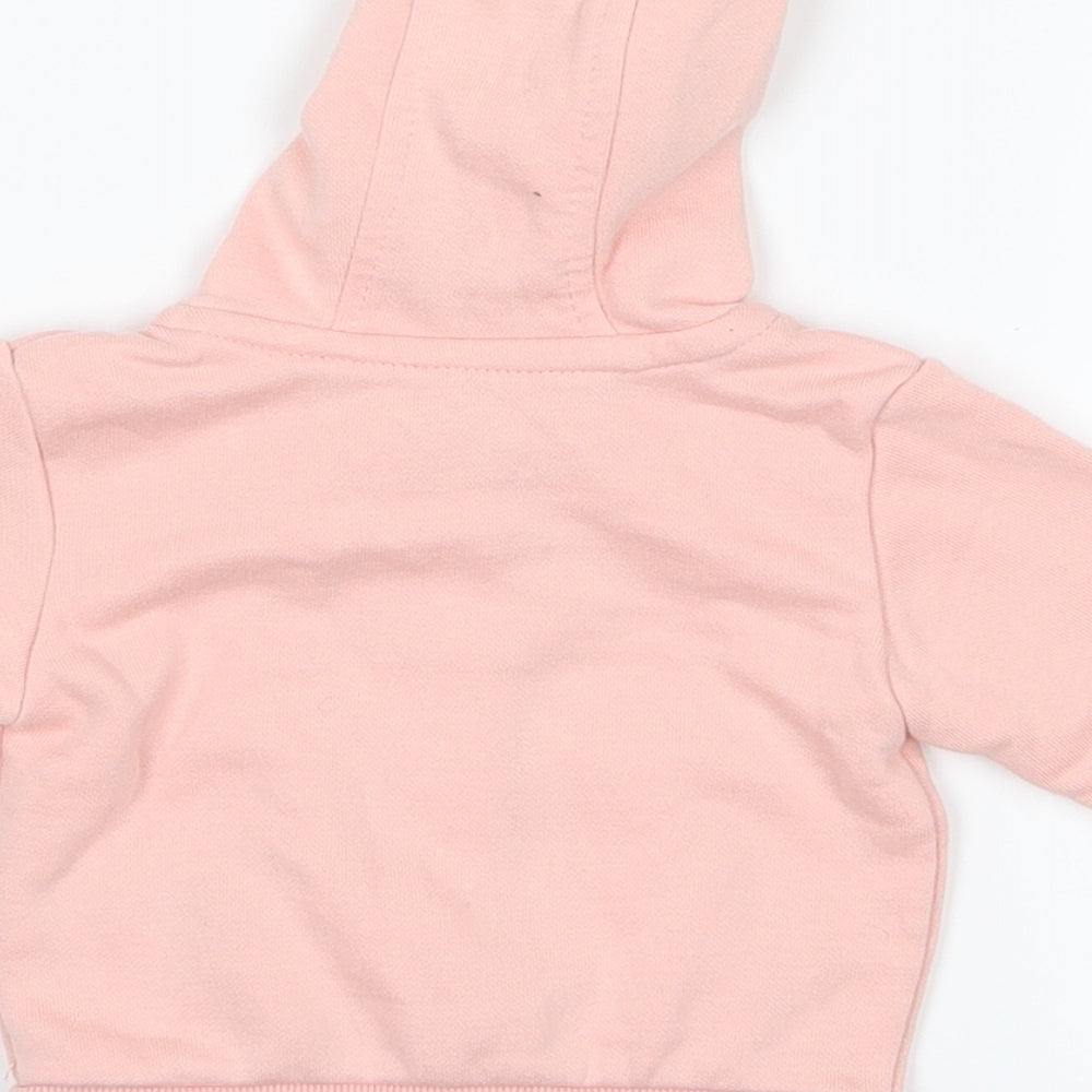 Primark Girls Pink   Full Zip Jumper Size 0-3 Months