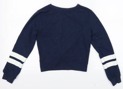 H&M Girls Black   Pullover Jumper Size 9-10 Years