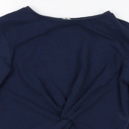H&M Girls Black   Pullover Jumper Size 9-10 Years
