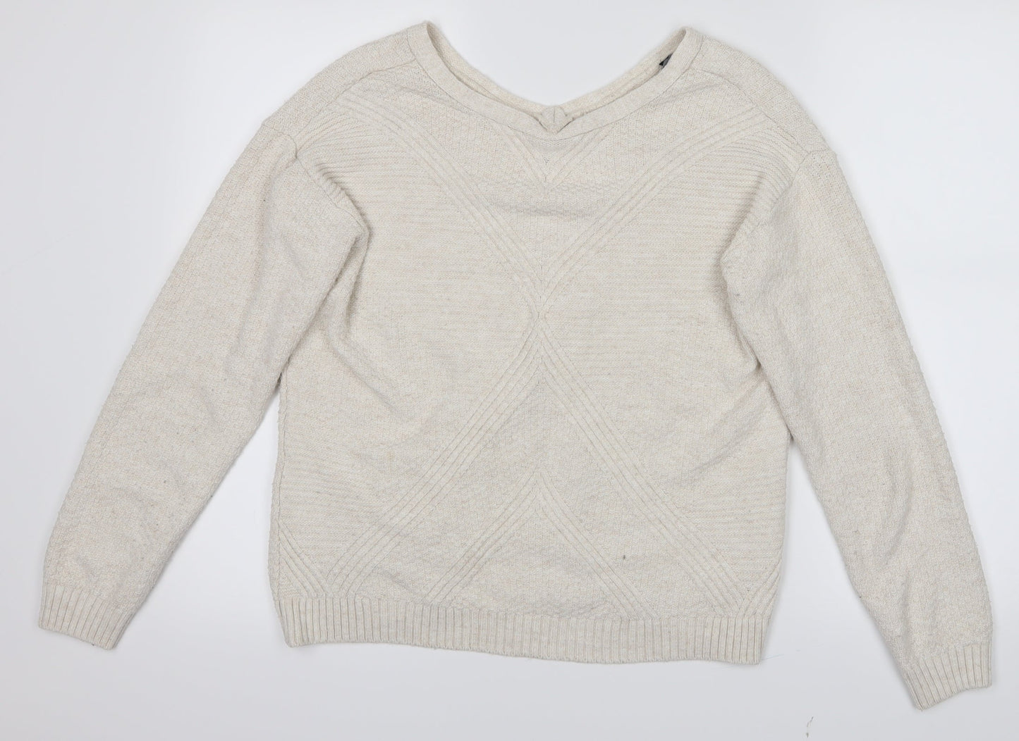 Dorothy Perkins Womens White   Pullover Jumper Size 12