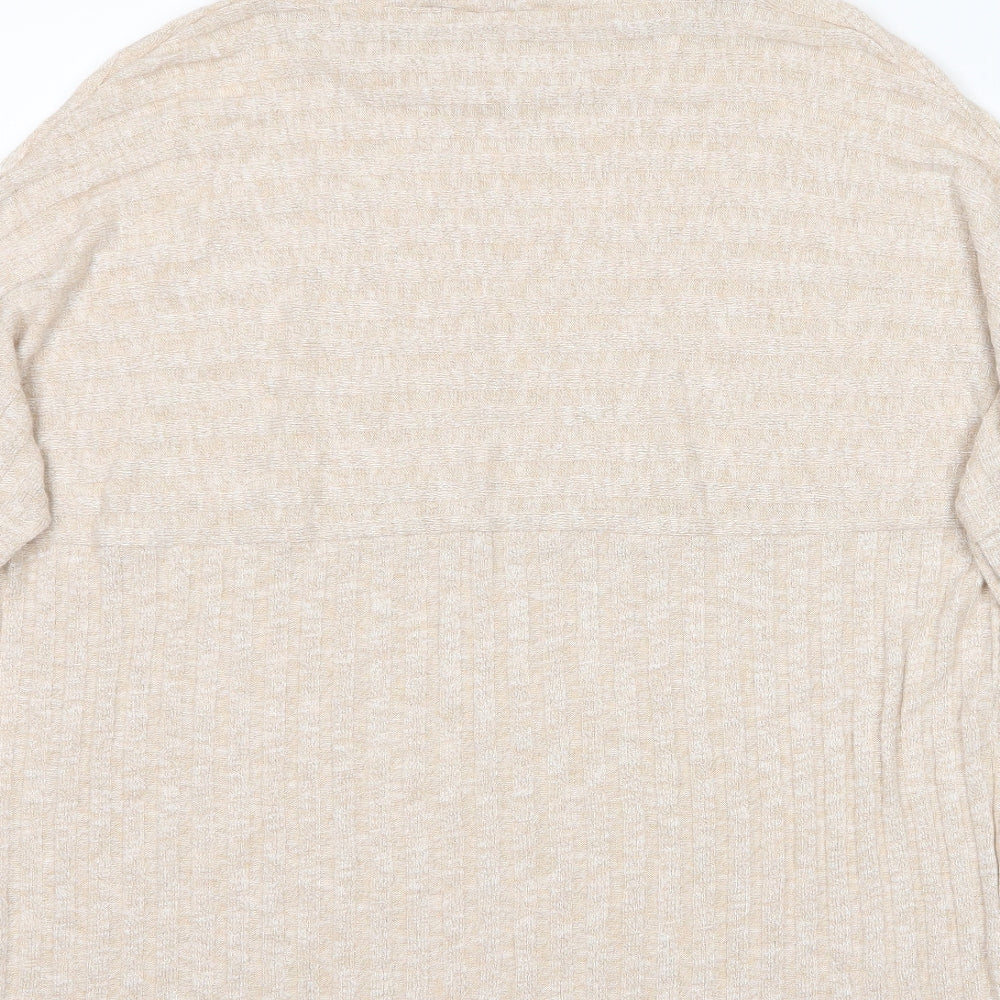 Tu Woman Womens Beige   Pullover Jumper Size 12