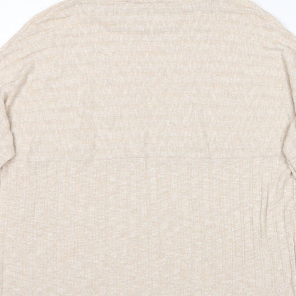 Tu Woman Womens Beige   Pullover Jumper Size 12