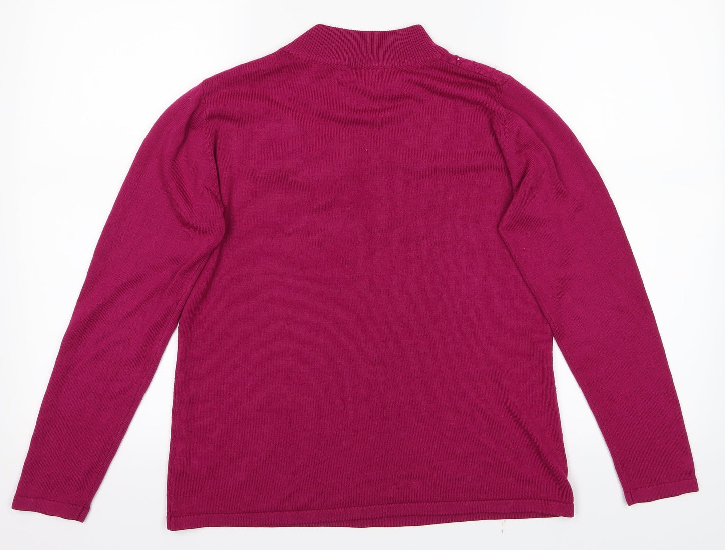 bm collection Womens Purple   Pullover Jumper Size S