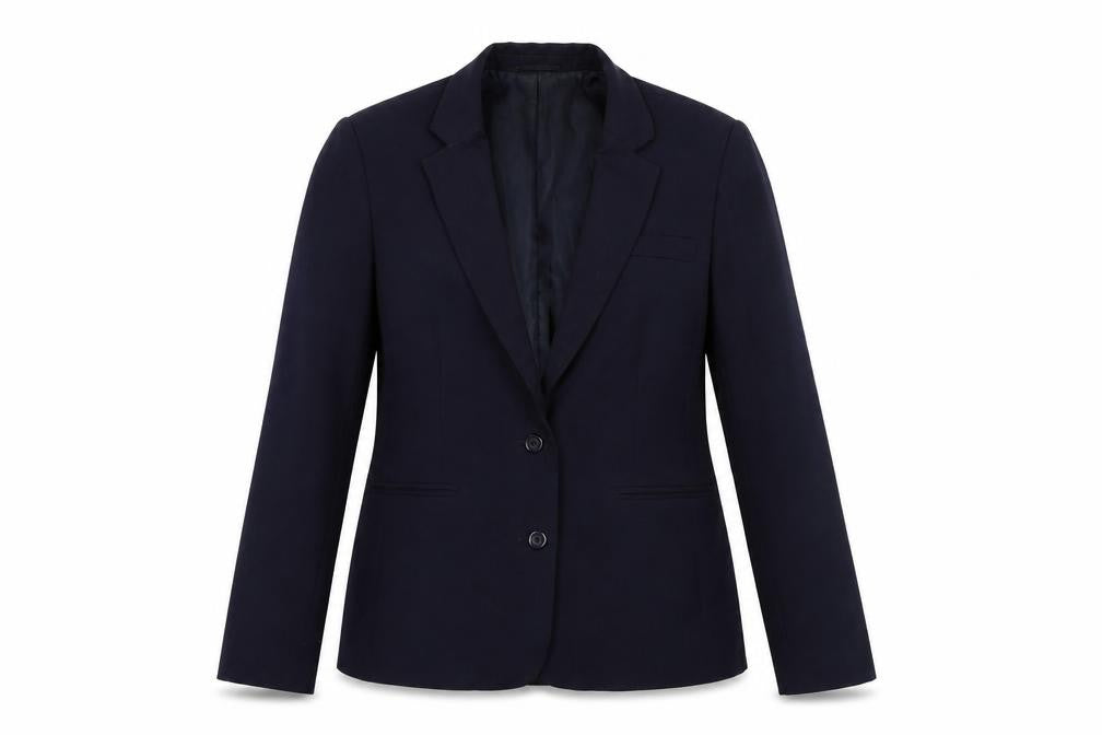 F&F Womens Blue  Rayon Jacket Suit Jacket Size 12