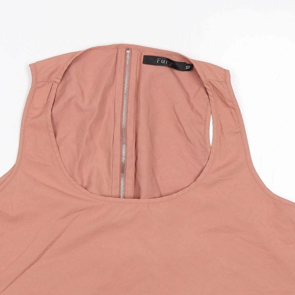 Fury Womens Pink   Basic Tank Size 10