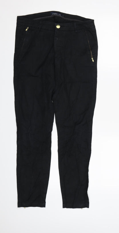 Stockholm Womens Black  Denim Skinny Jeans Size 8 L26 in
