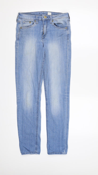 &DENIM Mens Blue  Denim Straight Jeans  L30 in