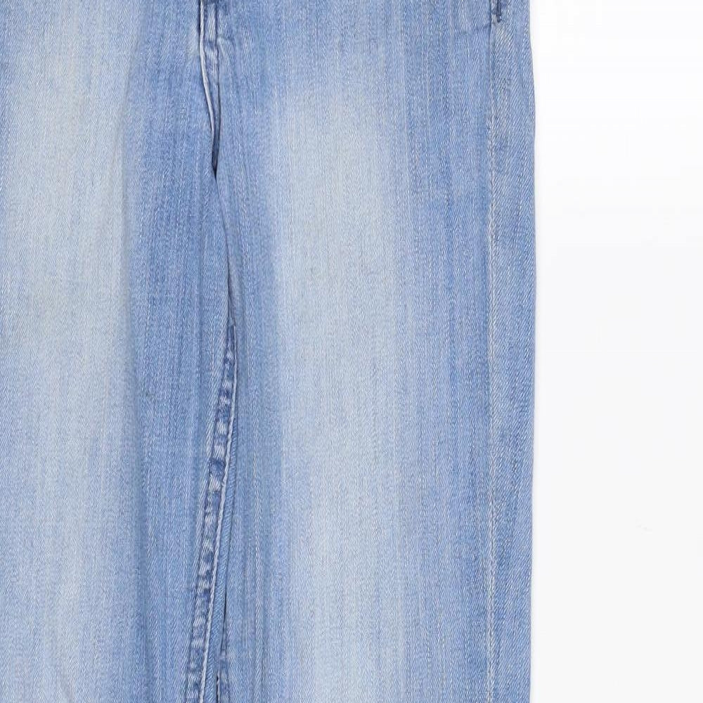 &DENIM Mens Blue  Denim Straight Jeans  L30 in