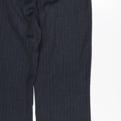 Mens UK Size M VERO MODA Regular Fit Dress Pants Blue Trousers