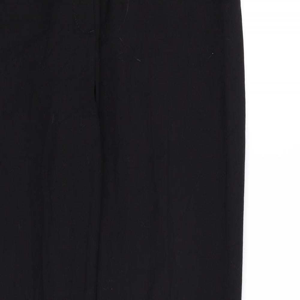 Womens UK Size 12 H&M Regular Fit Dress Pants Black Trousers