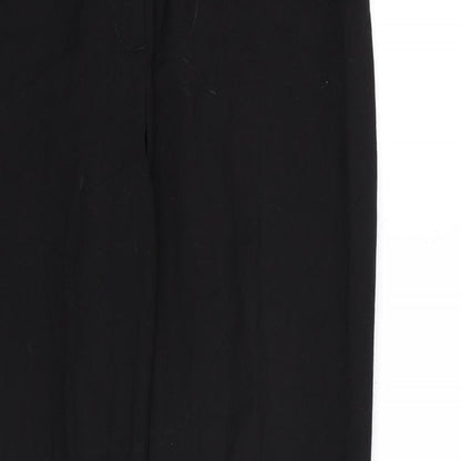 Womens UK Size 12 H&M Regular Fit Dress Pants Black Trousers