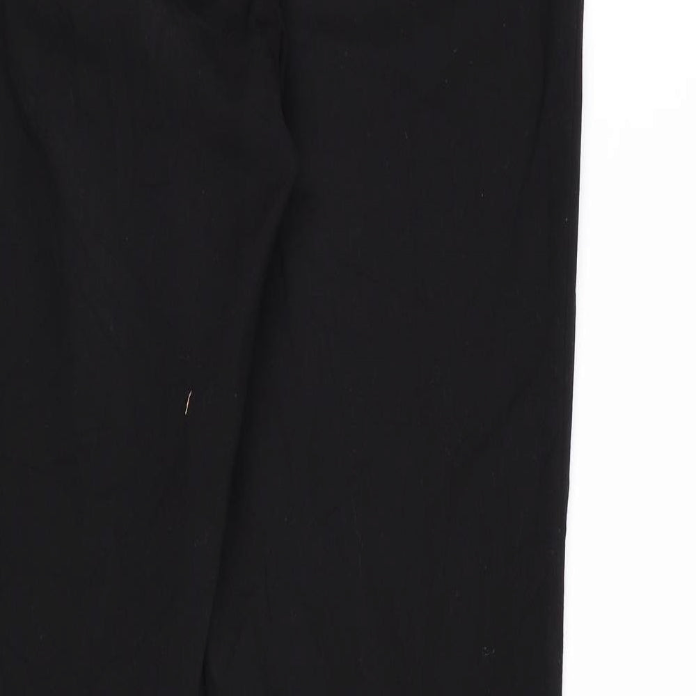 Womens UK Size 12 H&M Regular Fit Dress Pants Black Trousers
