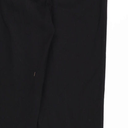 Womens UK Size 12 H&M Regular Fit Dress Pants Black Trousers