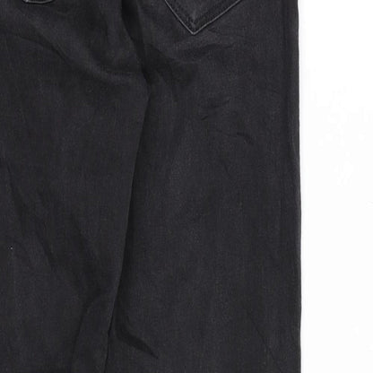 &DENIM Mens Black  Denim Skinny Jeans  L27 in