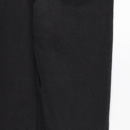 Womens UK Size 8 Papaya Regular Fit Jegging Black Jeans