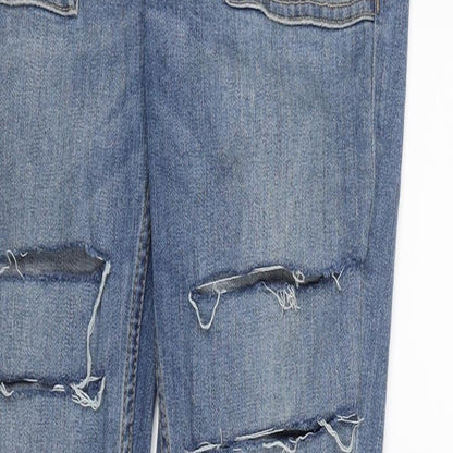 &DENIM Mens Blue  Denim  Jeans  L32 in - Ripped Jeans