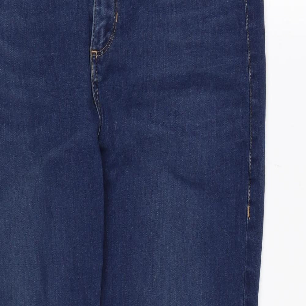 Womens UK Size 12 Preworn Regular Fit Skinny Blue Jeans