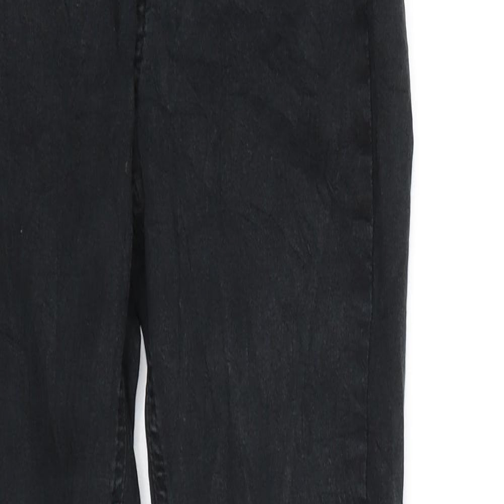 Womens UK Size S Ginatricot Regular Fit Skinny Black Jeans