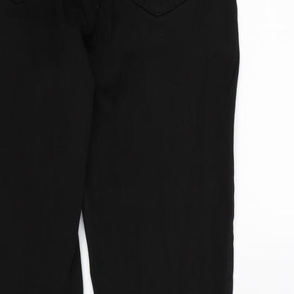 F&F Womens Black  Denim Skinny Jeans Size 10 L26 in