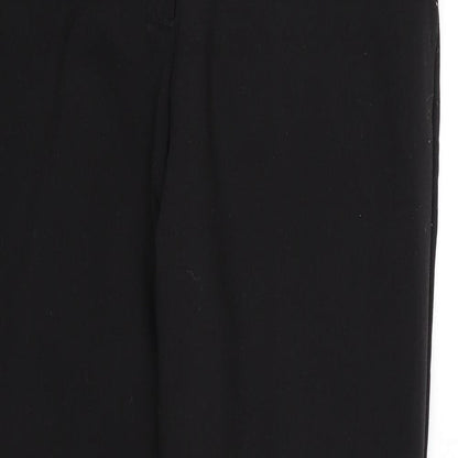 Womens UK Size 12 H&M Regular Fit Dress Pants Black Trousers