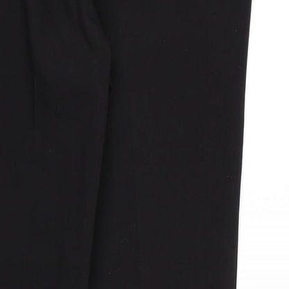 Womens UK Size 12 H&M Regular Fit Dress Pants Black Trousers