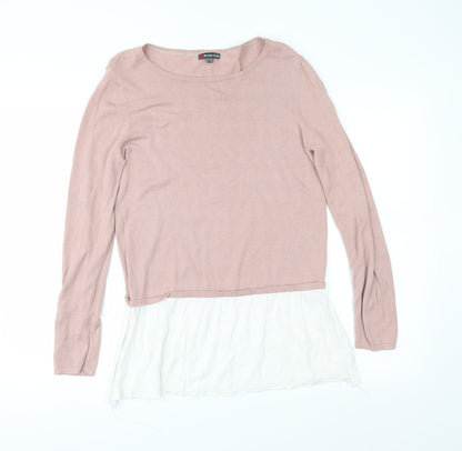 Street One Womens Pink  Knit Pullover Jumper Size 12