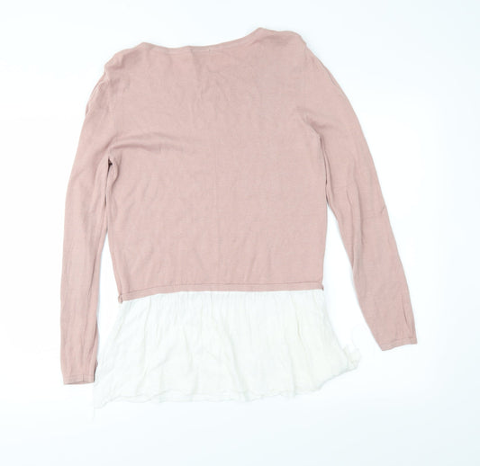 Street One Womens Pink  Knit Pullover Jumper Size 12
