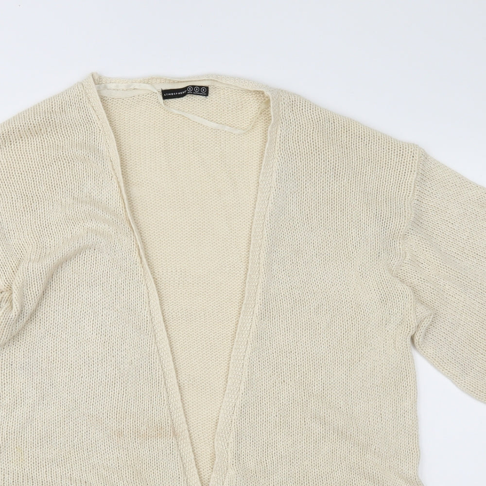 Atmosphere Womens Beige  Knit Cardigan Jumper Size S