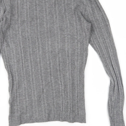 Primark Womens Grey  Knit Pullover Jumper Size S