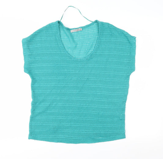 Atmosphere Womens Green  Knit Pullover Jumper Size 8