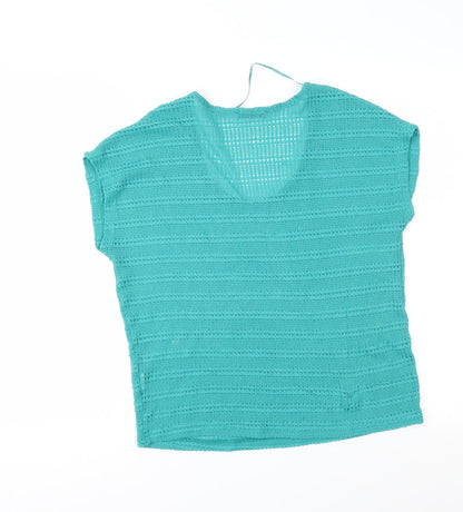 Atmosphere Womens Green  Knit Pullover Jumper Size 8