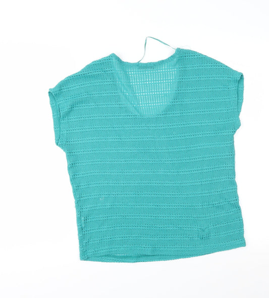 Atmosphere Womens Green  Knit Pullover Jumper Size 8