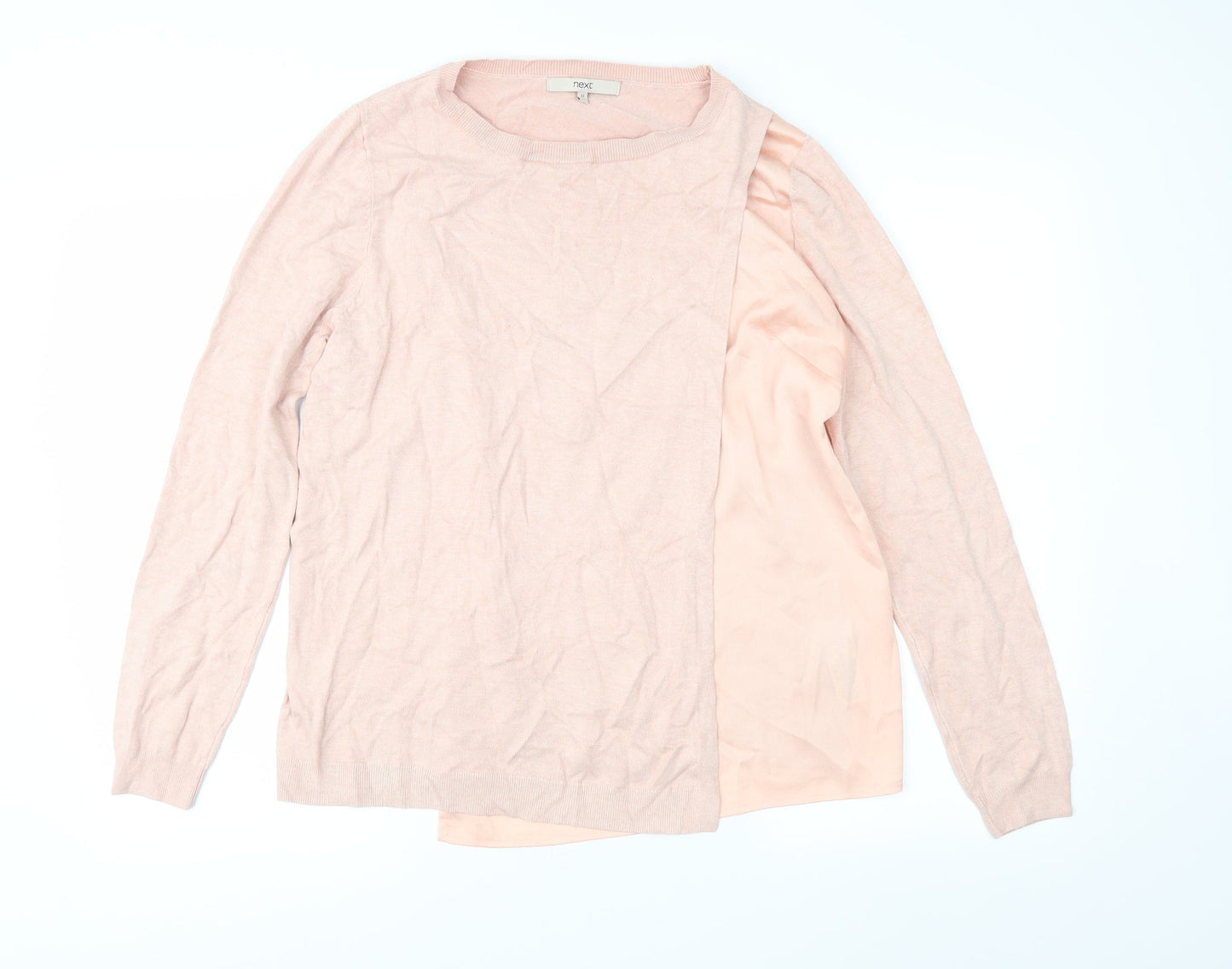NEXT Womens Pink  Knit Pullover Jumper Size 12