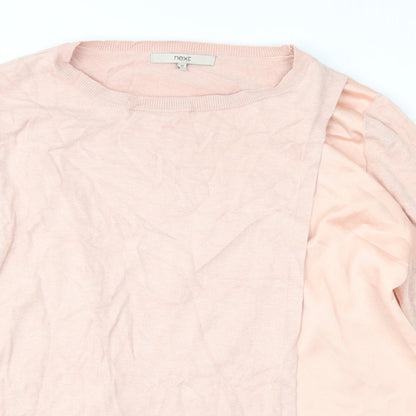 NEXT Womens Pink  Knit Pullover Jumper Size 12