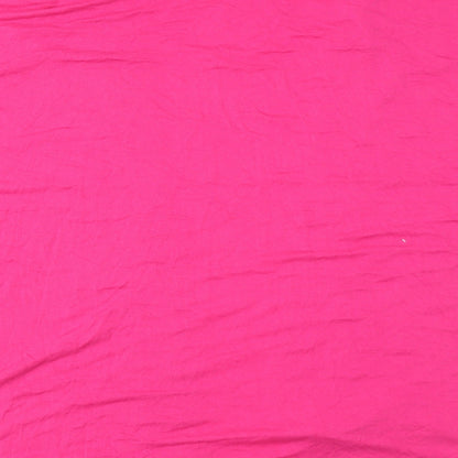 George Womens Pink  Jersey Basic Blouse Size XL