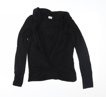 Womens UK Size 10 Oasis Black Basic Blouse