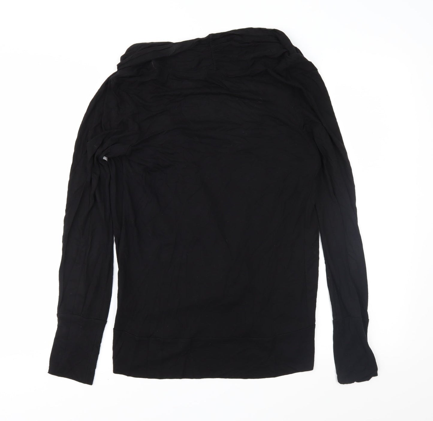Womens UK Size 10 Oasis Black Basic Blouse