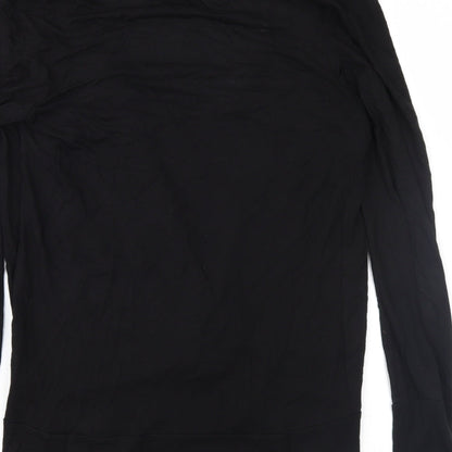 Womens UK Size 10 Oasis Black Basic Blouse