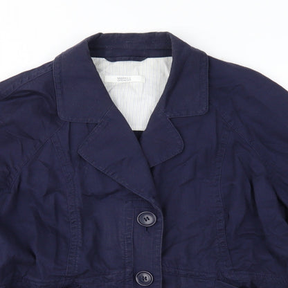 Womens UK Size 14 Marks and Spencer Blue Jacket
