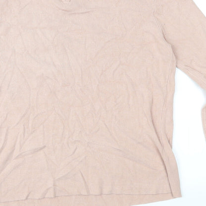 Warehouse Womens Pink  Knit Pullover Jumper Size 12