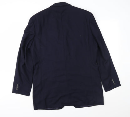 Mens UK Size 40 Preworn Regular Blue Suit Jacket