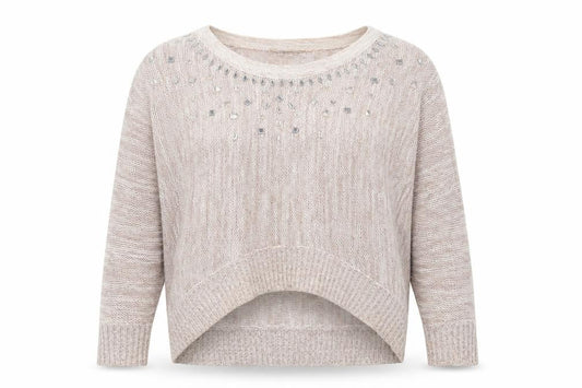Peacocks Womens Brown  Knit Pullover Jumper Size M
